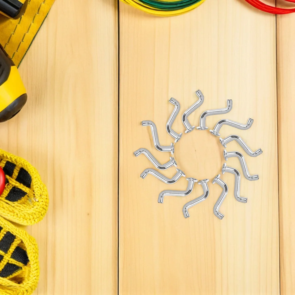 

50Pcs Pallet Rack Safety Locking Pins Shape Heavy Duty Rivet Angle Clips for Warehouse Shelving Storage Systems