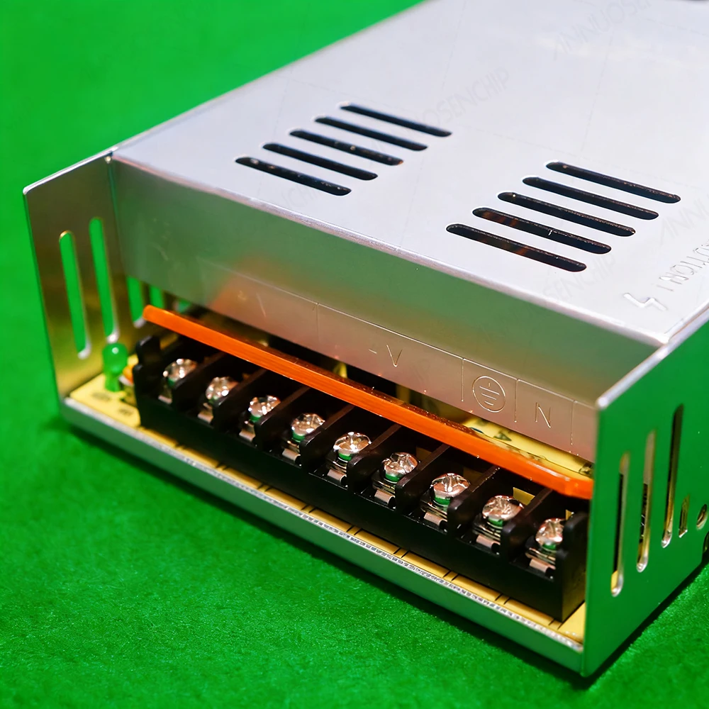 مصدر طاقة مُرُكَّب AC إلى DC 300W - 800W، خرج 12V/24V/36V/48V، دخول قابل للتبديل 110V/220V، بحوافز مائية للـ شريط LED، كاميرا CCTV، الطابعة 3D، روتر CNC