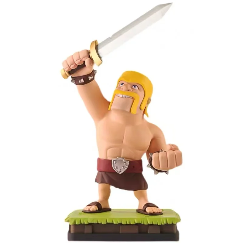 Spot Supercell Clash Clash Handgemaakte Royal War Barbarian King Statue Desktop Ornament Game Periferie