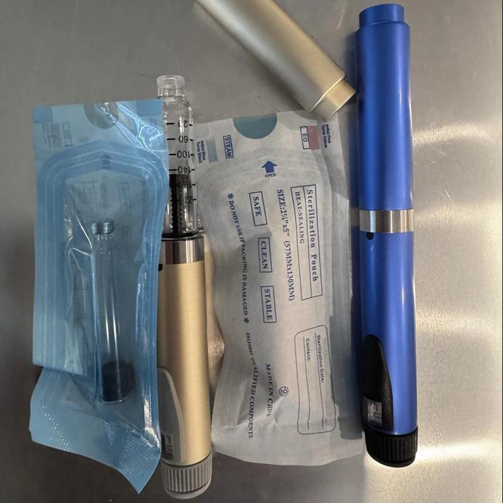 قلم سحري قلم الوشم خراطيش الأنسولين 3 مللي زجاجة كاسيت فارغة لقلم حقن الأنسولين الليلي جماليات طبية