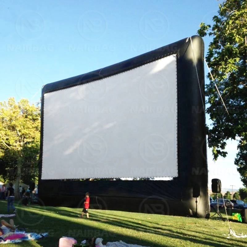 Giant Inflatable Movie Screen Outdoor Backyard Airtight Blowing Large Projector Movie Screen