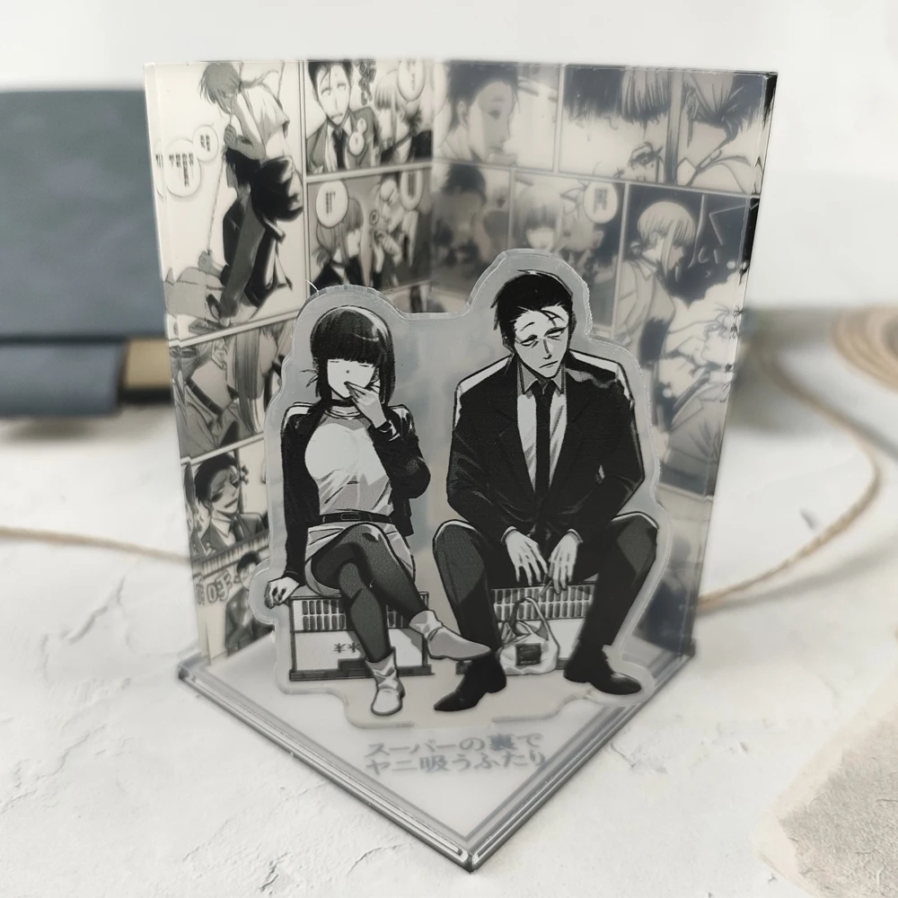 Anime Peripheral Fashion Exquisite Creativity Sasaki Yamada Acrylic Standee Desktop Ornament Display Figure Birthday Gift