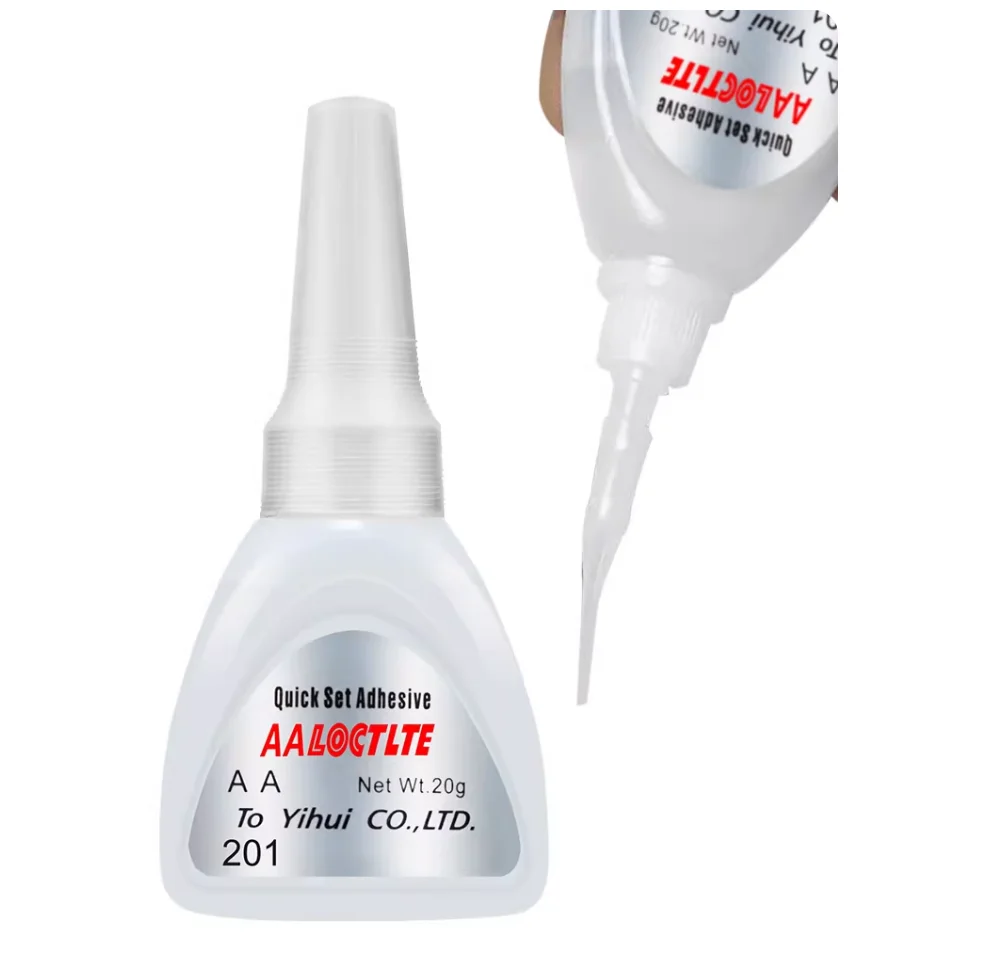 FOR AALOCTLTE 201 Epoxy Adhesive Curing Agent 20g Two Part High Strength Glue Metal Plastic Electronic Component Bonding Repair