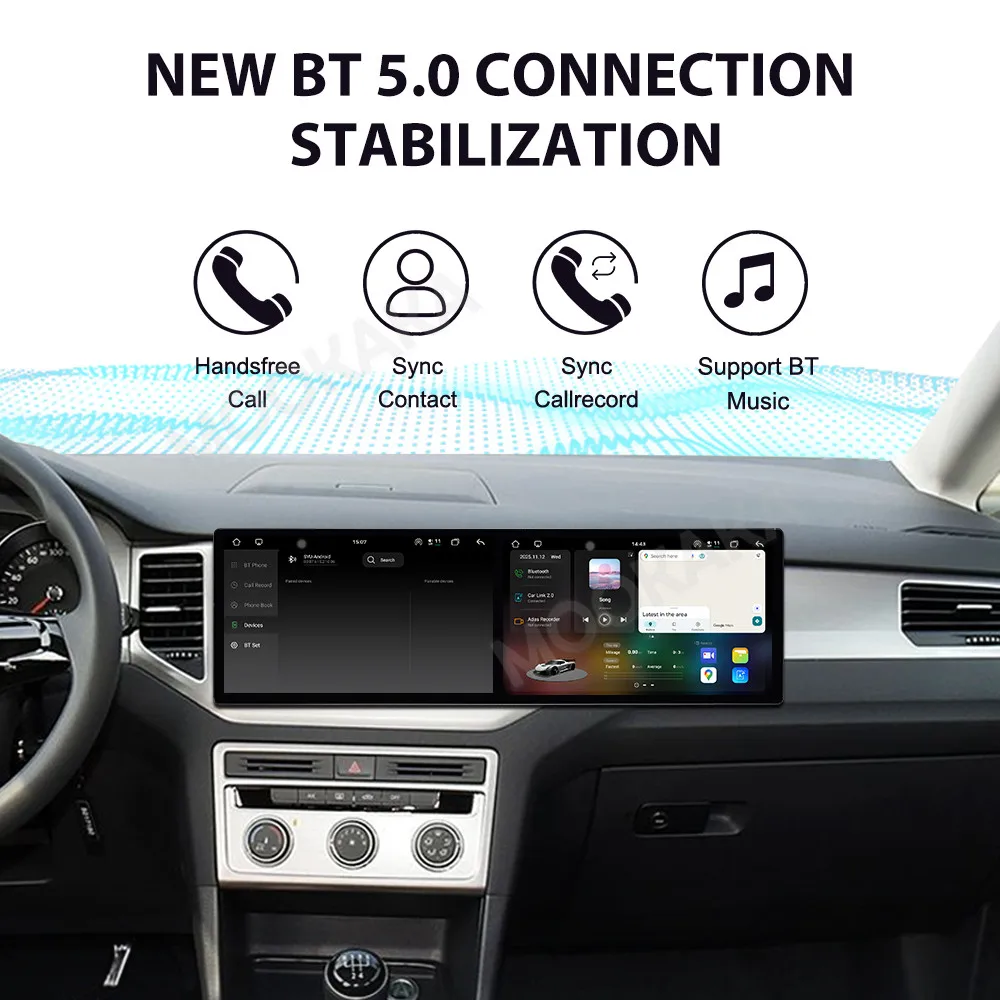 Touch Screen Car Radio For Volkswagen Golf Sportsvan 2016-2020 Android GPS Automotive Multimedia Auto Radio Stereo Receiver