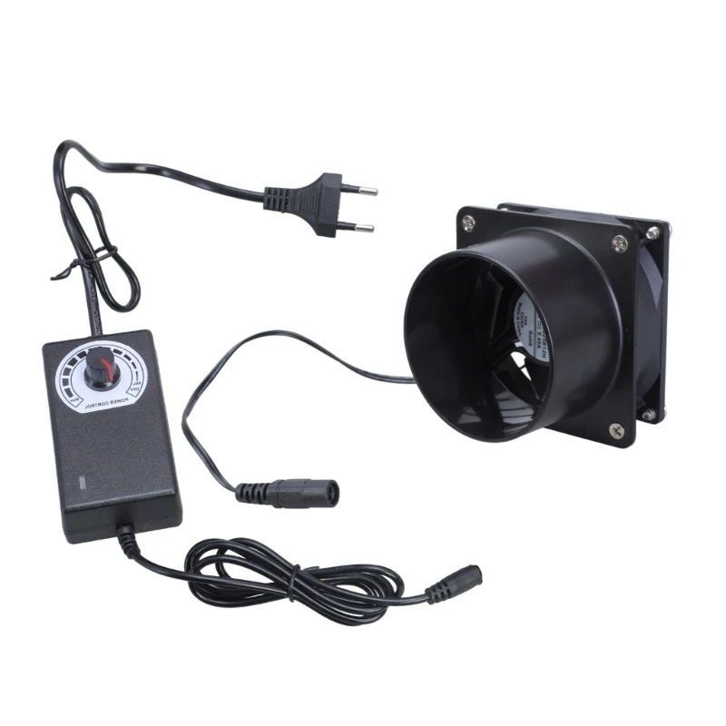 80mm Adjustable Speed Exhaust Blower Fan Kit Ventilation Blower For Electronics Repair And 3D Printing Applications