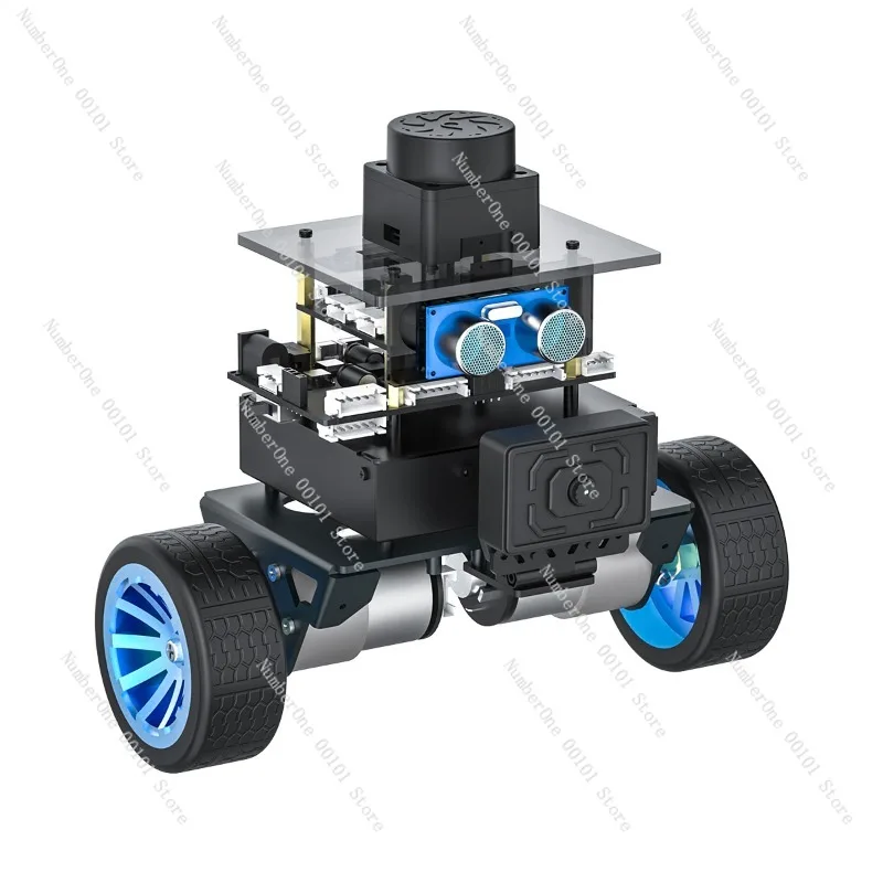 

Комплект шасси для двухколесного интеллектуального робота STM32 с функцией самобалансировки, PID-регулятором, датчиком обнаружения препятствий и мотором.