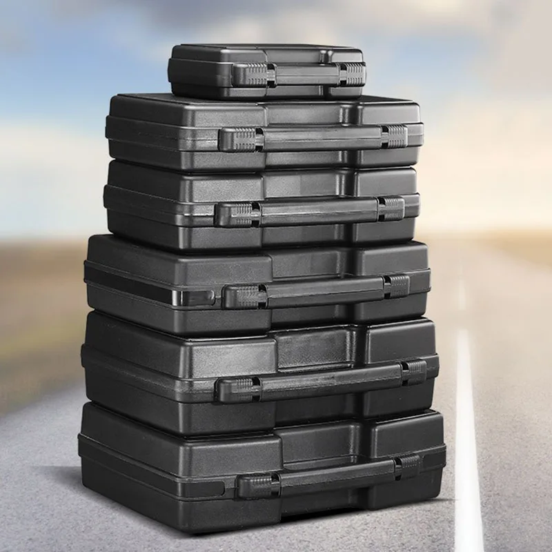Hardware Toolbox Multifunctional Plastic Box Waterproof Toolbox for Mechanic Professional Shockproof Suitcase Parts Case Gift