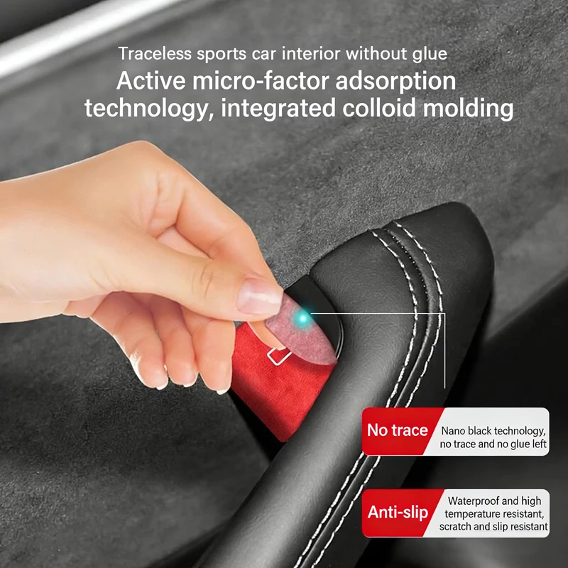 Autocollants pour boutons d'ouverture de porte, boutons de lève-vitre et interrupteurs d'accoudoir pour Tesla New Model 3 Y Juniper Highland - Accessoires intérieurs