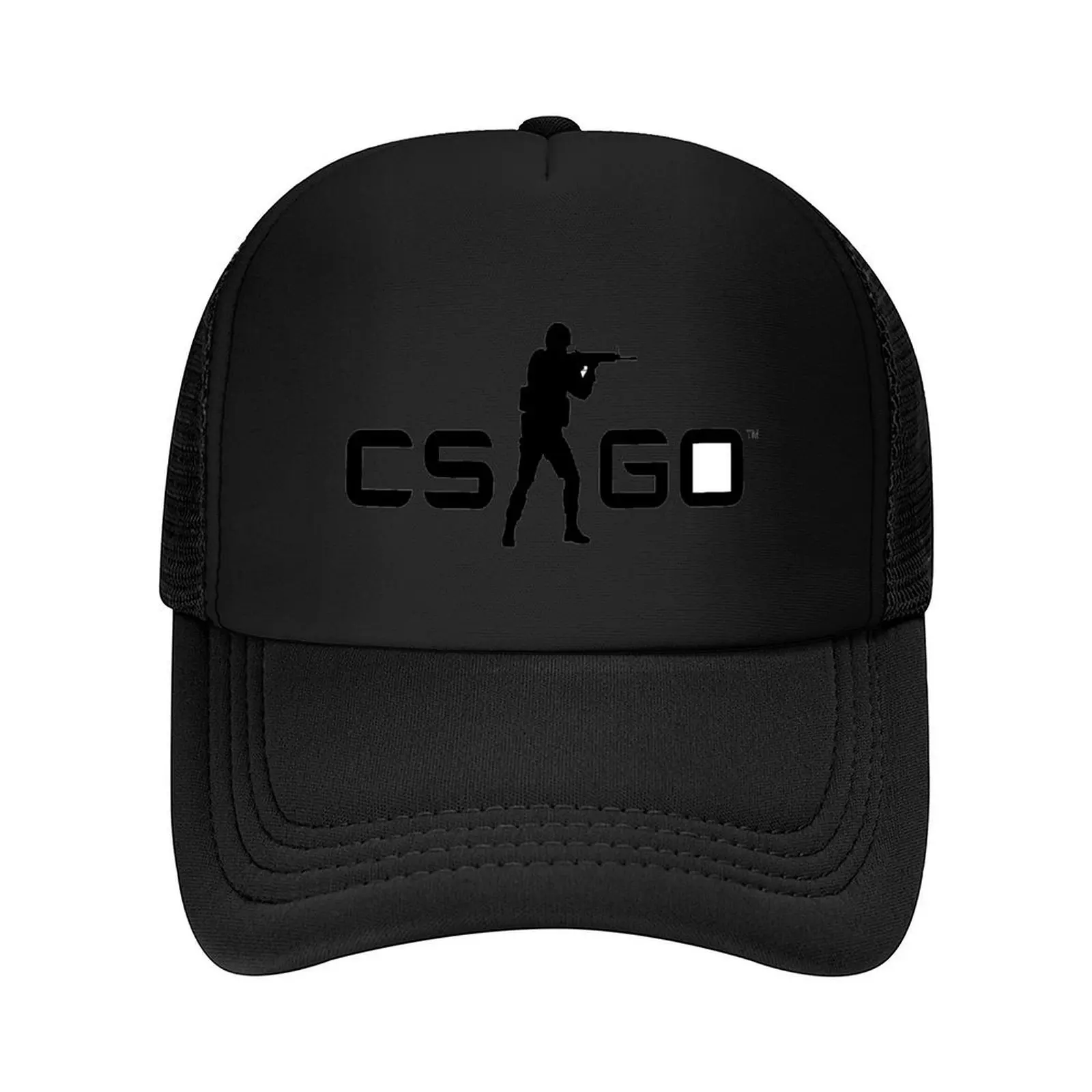 

CS GO official logo Baseball Cap luxury woman cap men's big size hat New Hat Golf Hat Caps For Men Women's