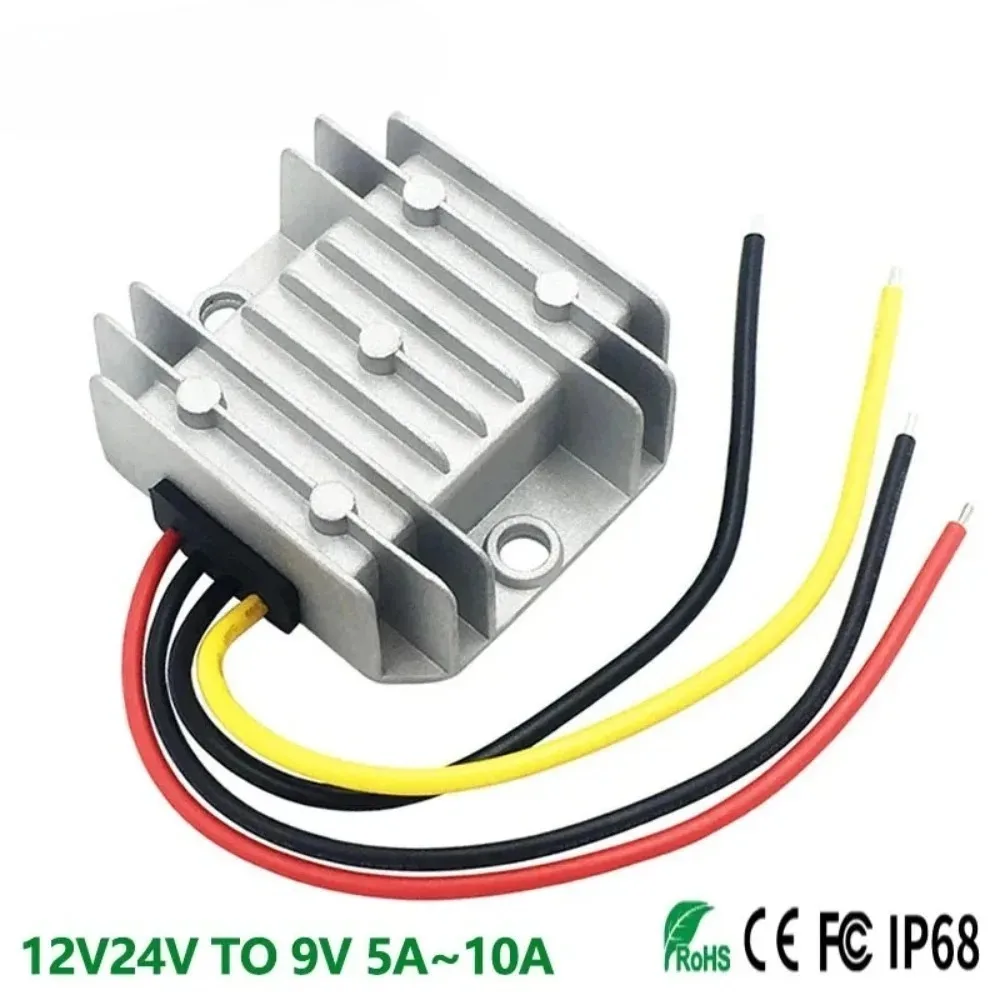 12V to 9V DC Power Converter 12V24V to 9V 5A 8A 10A Module Power Supply Step-Down DC Step Automotive Use CE Certification