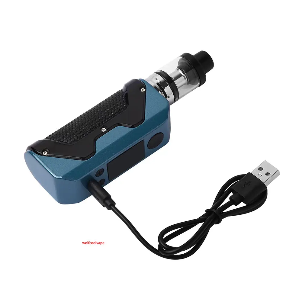 wolfcoolvape 120W Box Mod Kit 120w E Cigarette Vaporizer kit 2.5ml  Atomizer Vape 2200mah OLED Screen mod Electronic Cigarettes