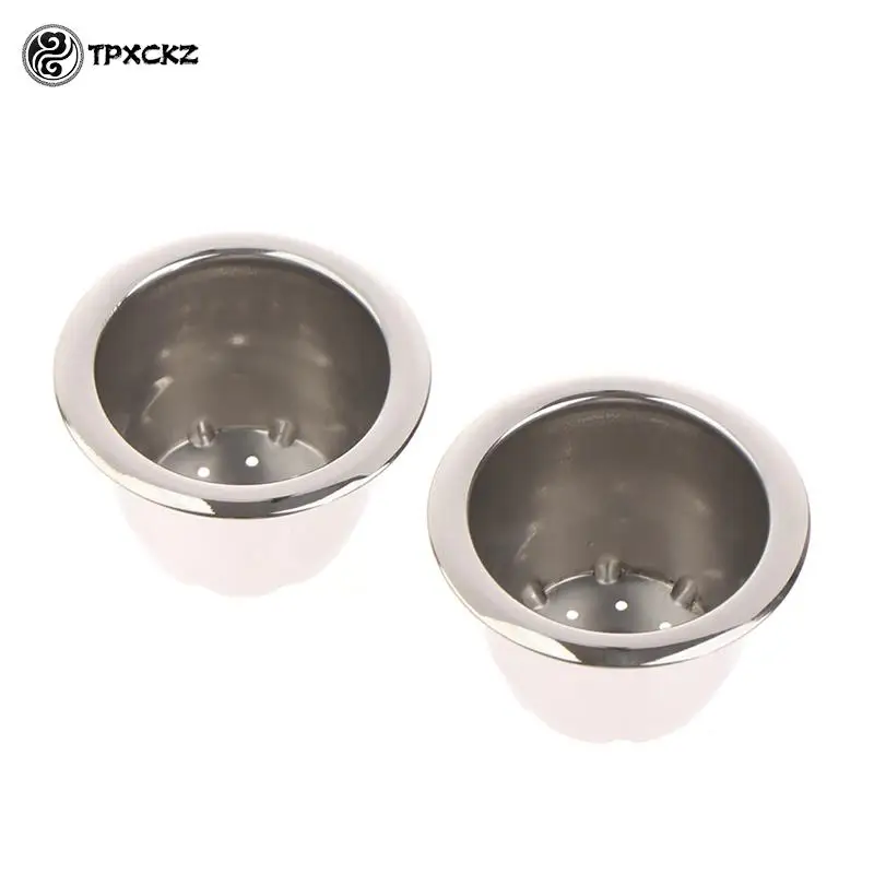 Nespresso Stainless Steel Refillable Coffee Capsule Coffee Filter Reusable Coffee Pod Reusable Cafe Machine DIY Cafe Filter Cup
