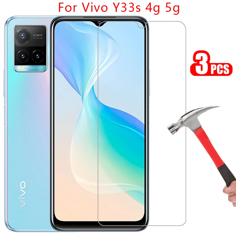 Vetro temperato protettivo per vivo y33s 4g 5g pellicola salvaschermo su vivo33s y 33 s 33 y33 s ys33 33ys s33y pellicola per telefono glas 9h aperto