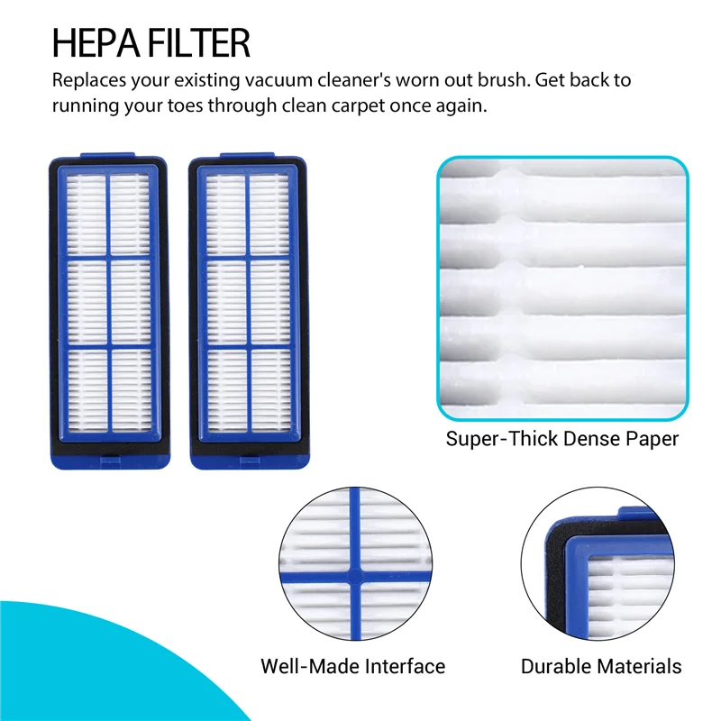 B25B สําหรับ Eufy Robovac G10 G30 HYBRID REPLACEMENT FILTER Mop ผ้าแปรงด้านข้างหุ่นยนต์เครื่องดูดฝุ่นอุปกรณ์เสริม