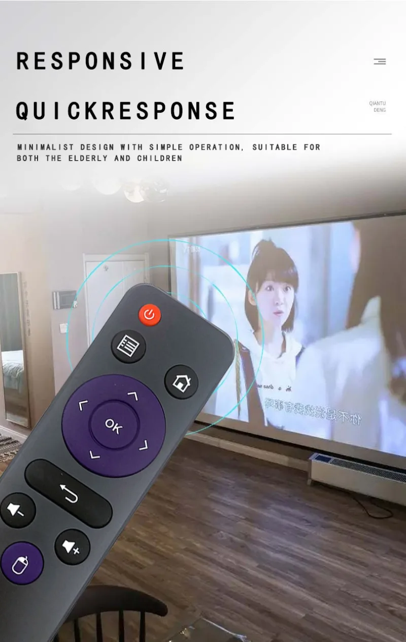 Android T Box H96 MAX/MXQ/HY300/HY320 SensitivitySimple To