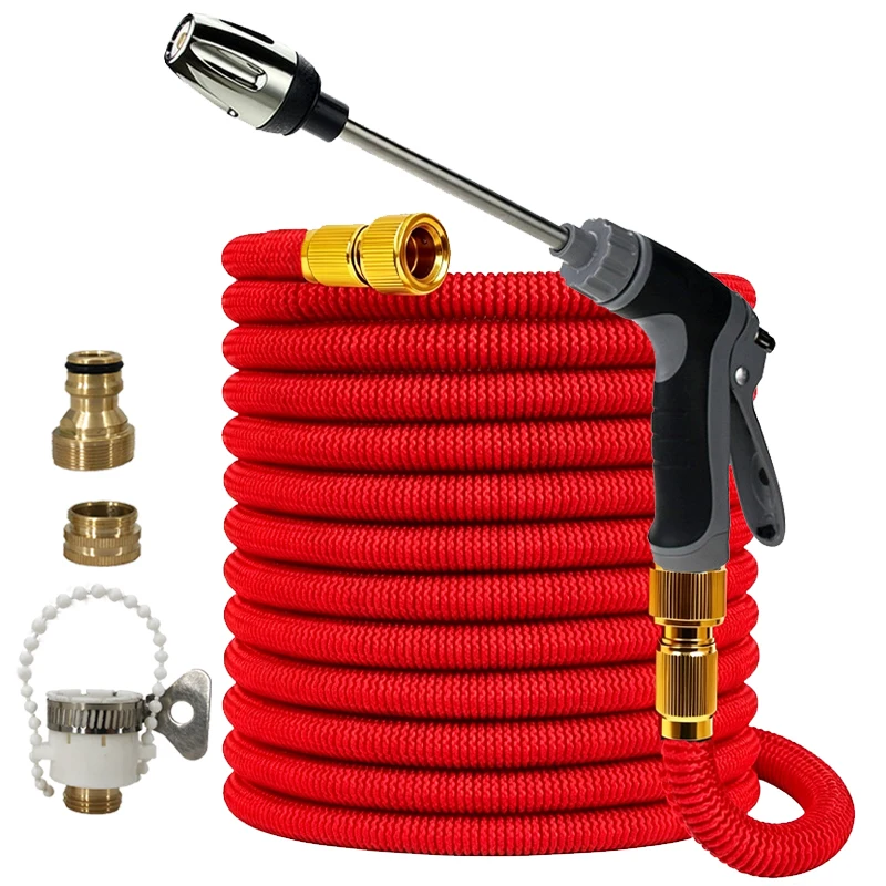 25FT-150FT Extendable Hose, High-Pressure Spray Gun, Designed For Car Washing, Household Car Washing, Garden Irrigation