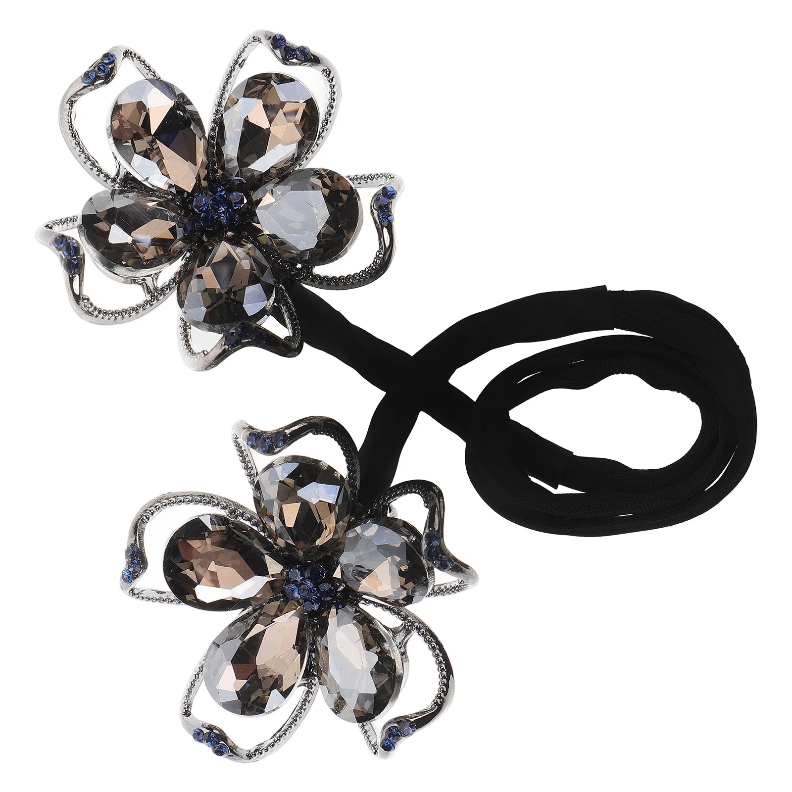 

Bun Maker Disk Curler Tie Alloy Gold Rhinestone Hair Braider Machine Spiral Pins Twist Durable Handcrafted Flowers