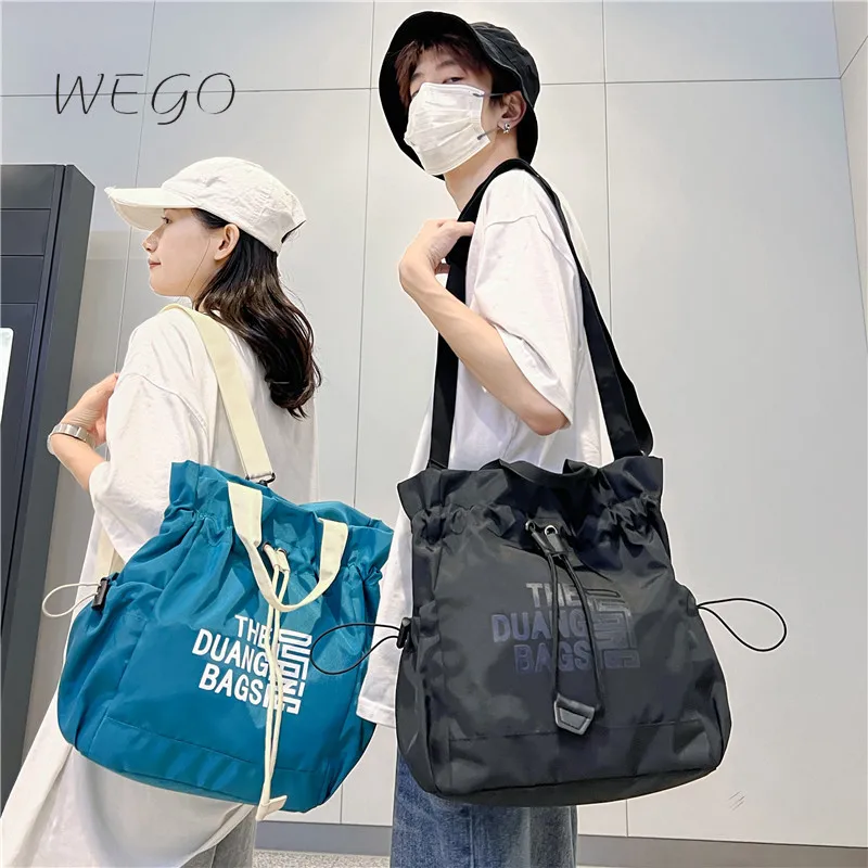 New Fashion Casual Nylon Splash-proof Shoulder Bag Fashion Messenger Bag Leisure Large Capacity Handbags for Men Women