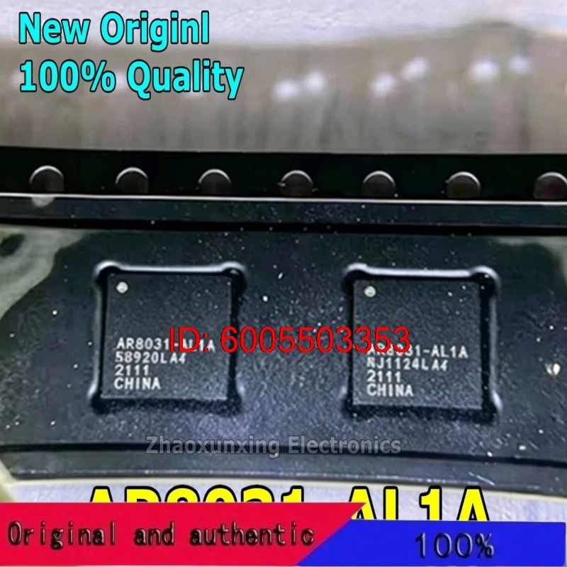 5~10PCS   New  AR8031-AL1A  AR8031  QFN-48 Ethernet Transceiver Chip