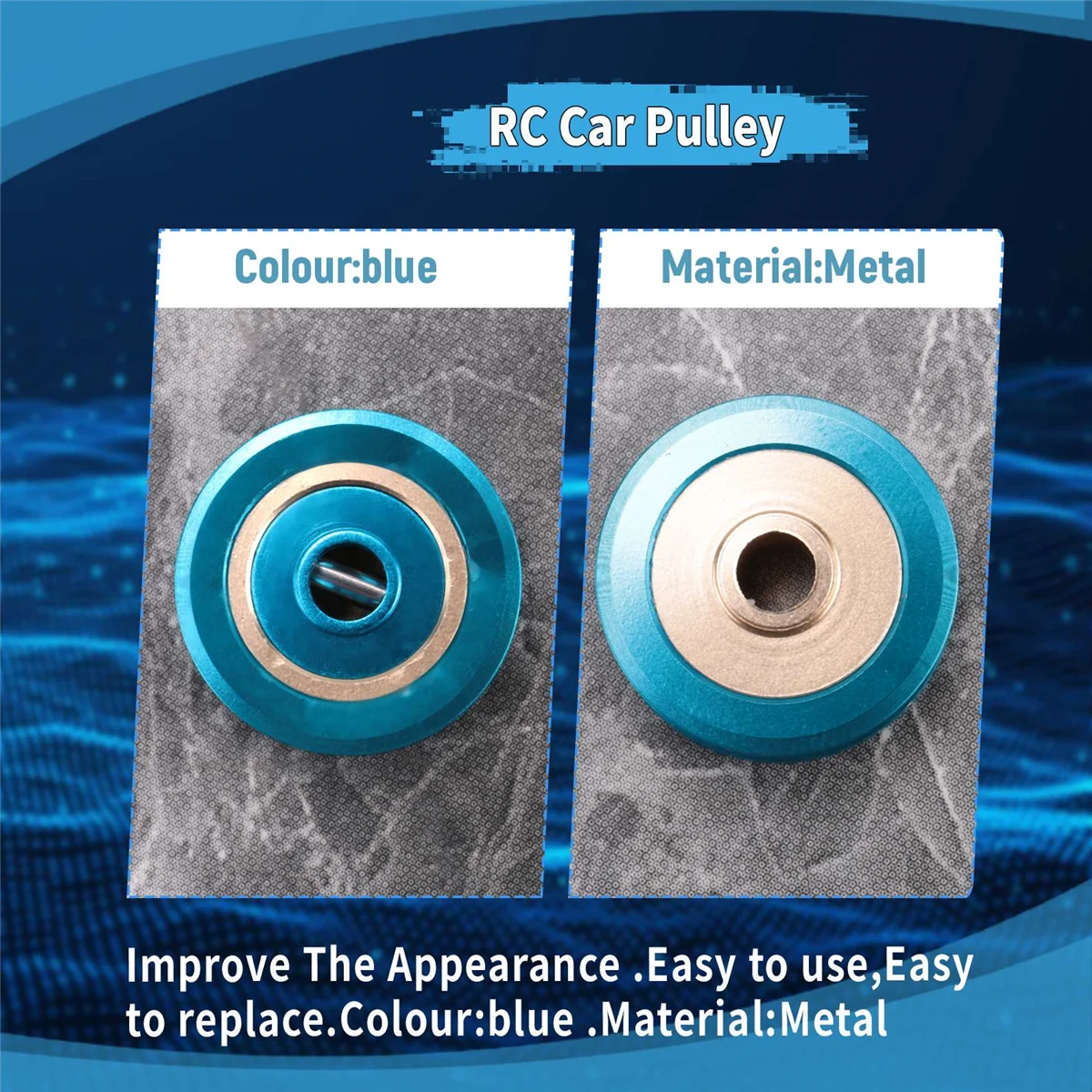 BFYL-Metallriemenscheibe 18T 300054450   für Tamiya XV-01 XV01 TA06 1/10 RC Auto Upgrades Teile Zubehör