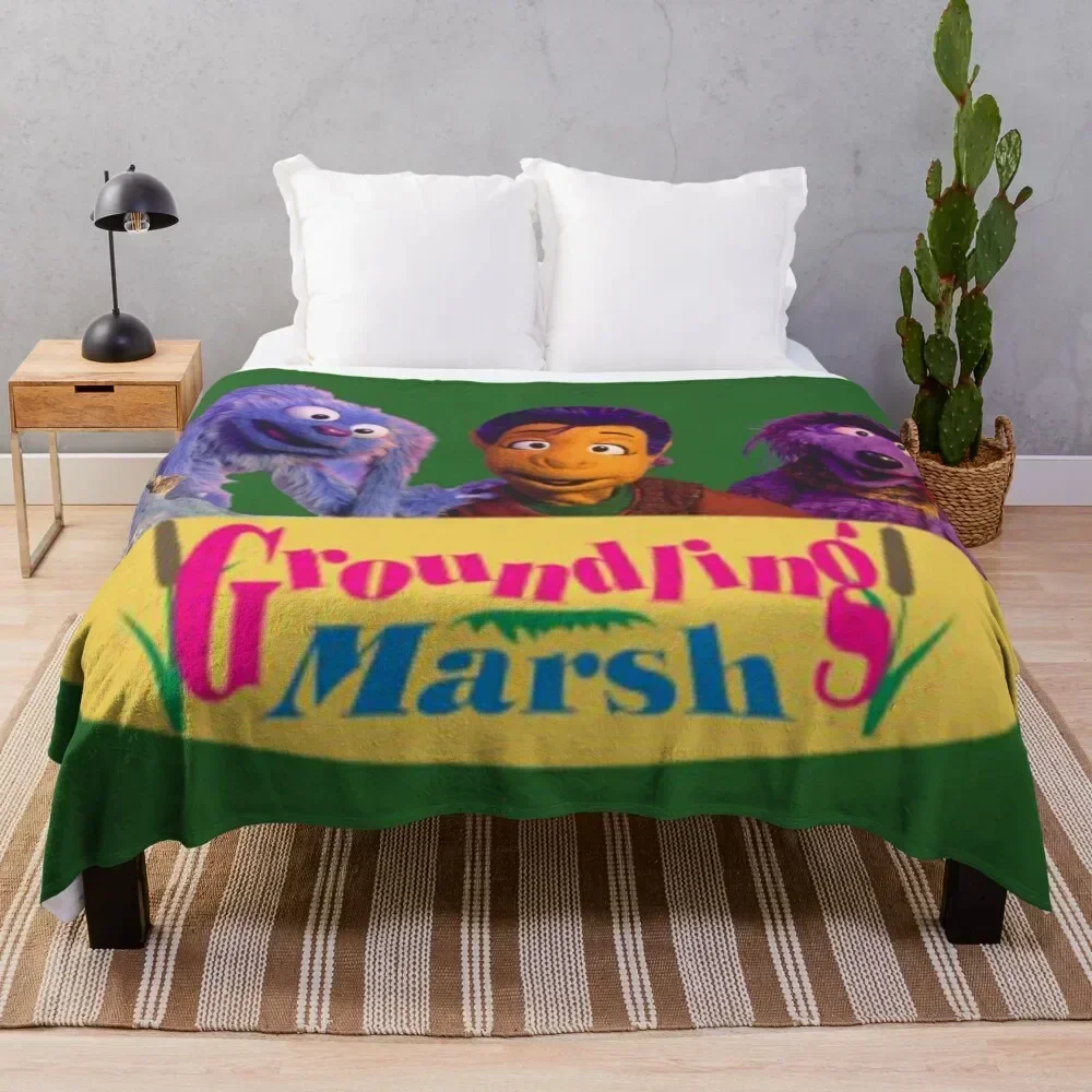 Groundling Marsh Throw Blanket Sofas Tourist Camping Blankets