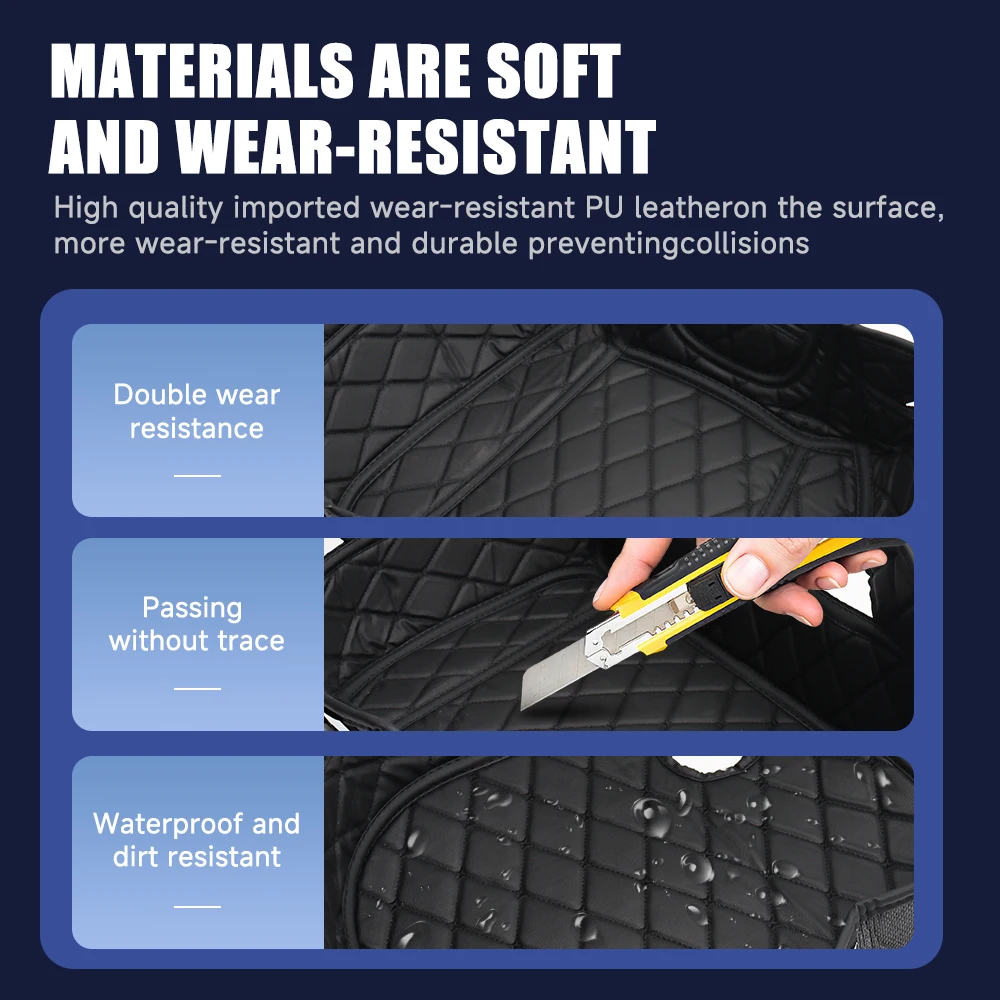 Fit For C400X C400GT 2025-2026 Motorcycle Trunk Lining Top Box Cover Brand New Luggage Case Storage Pad PU Leather
