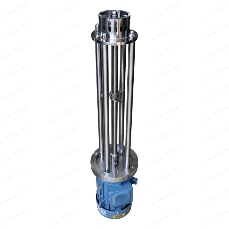 High Speed Shear Emulsifier Homogenizer Head Stainless Steel 304 Mixing Dissolving Blending Machine