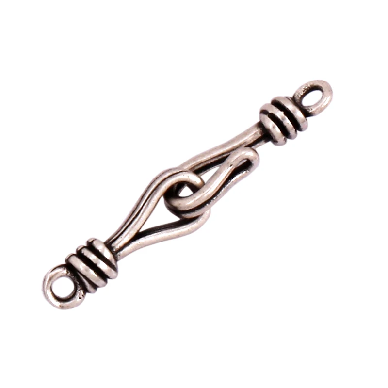 Trendy 18K Gold Plated Connector Hook,Unique Retro Antique Gold Clasp DIY Bracelet Necklace Components Accessories Supplies L40