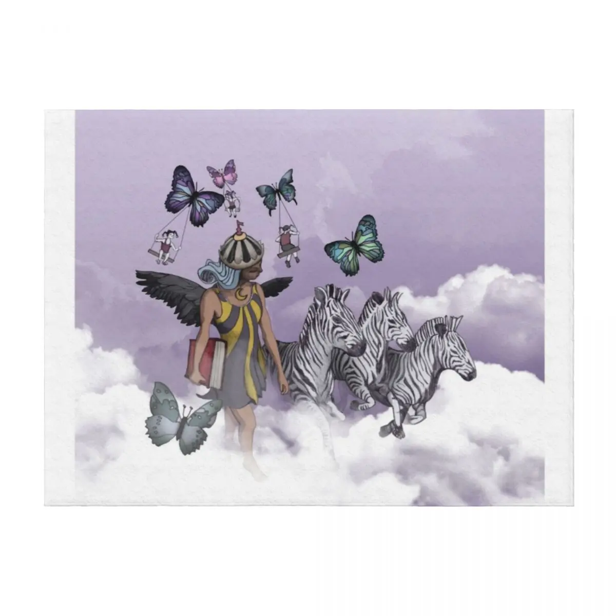 

Little Wing Throw Blanket Soft Big bed plaid Soft Plush Plaid Blankets For Baby Blankets