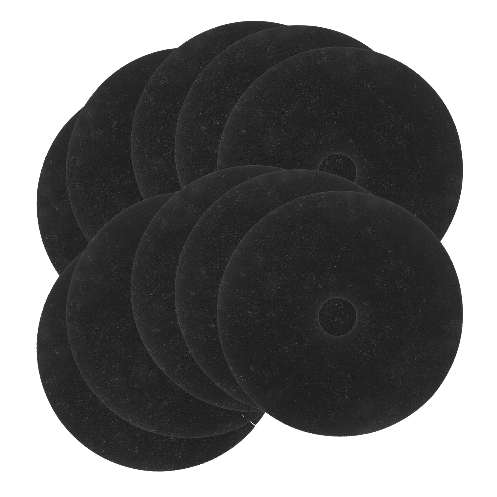 

10 pcs Eco Weed Barrier Fabric: Non-Woven Reusable Landscape Mat For Mulch Protector Root Control Plant Growth Cover