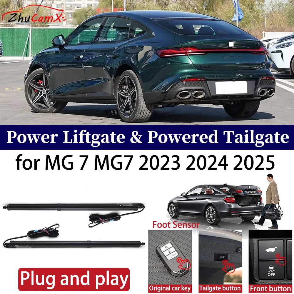 

ZhuCamX for MG 7 MG7 2023 2024 2025 Car OEM Power Liftgate Automatic One-Click Powered Tailgate Strut opener Plug and play