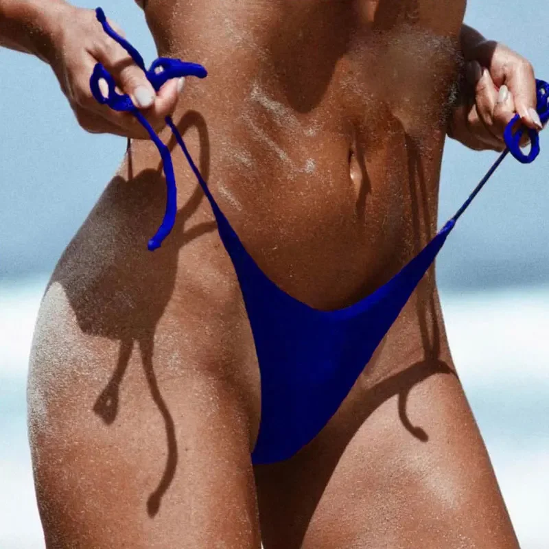 Feminine Bikinis Lace-Up Sports Shorts Mini Micro Sexy Swimwear Women Bikini Brazil Butt Girls Sex Brazilian Thong Swim Shorts image 5
