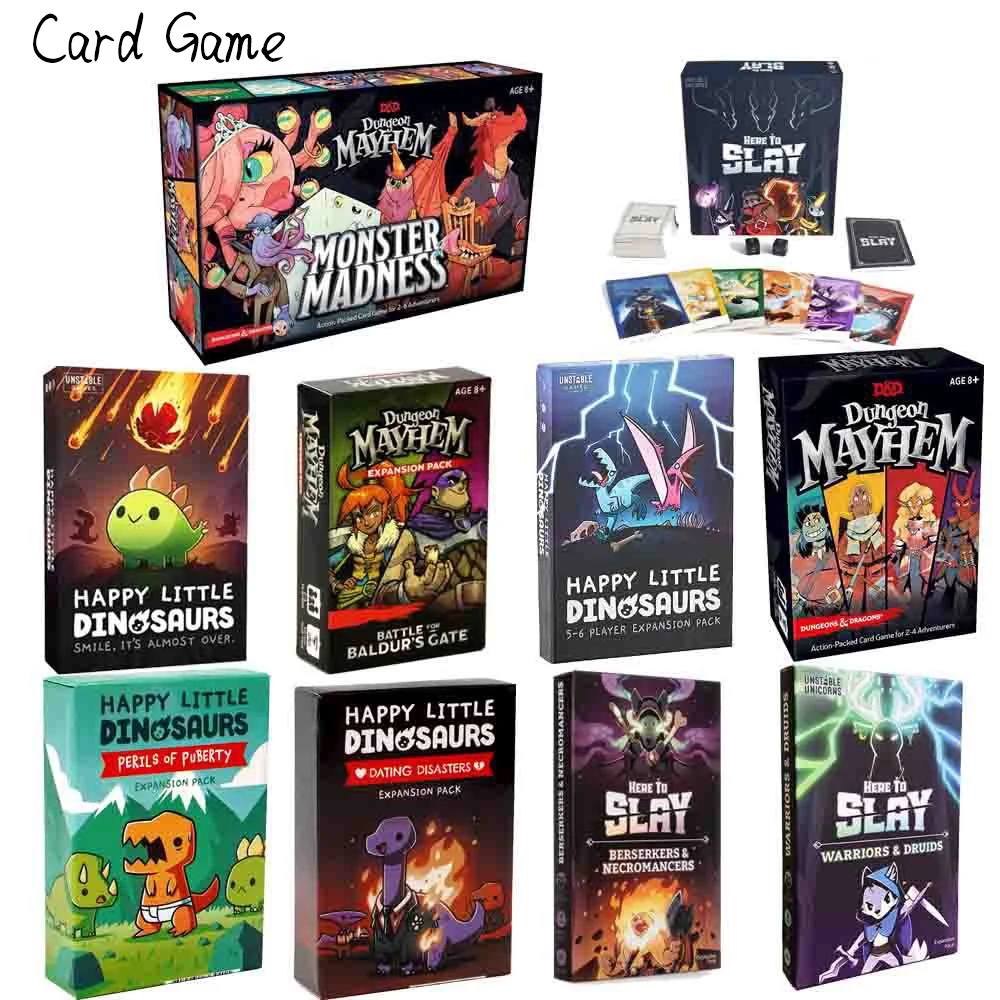 

Tactical Combat Card Game Fun Dinosaur Monster Card Party Game for Adults Teens and Family Game Night | 2-6 Players