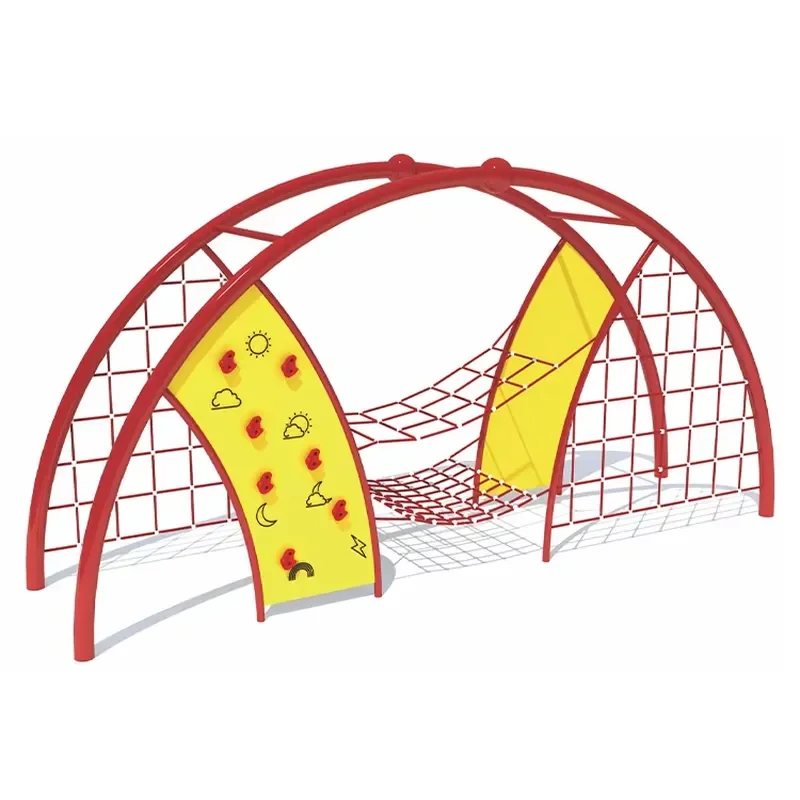 China Climbing Frame Backyard Gym Game Outdoor Park Rope Exercise Set Net Climbing Playground Equipment