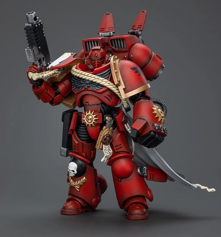 

Joytoy Warhammer 1/18 Action Figures Blood Angels Jump Pack Squad Captain with Jump Pack Model Toy Boy Gifts 3.75inch