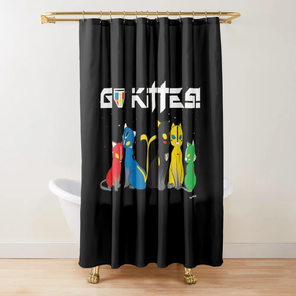 Go Voltron Kitties Shower Curtain Shower Bath Anime Shower Modern Bathroom Accessories Curtain