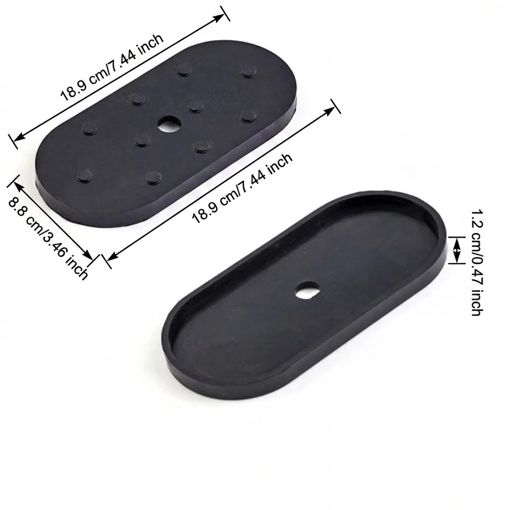 Rubber Shock Absorbing Bumpers for Treadmill Frame Legs Exercise Bike Support Feet and Gym Equipment Contact Surfaces