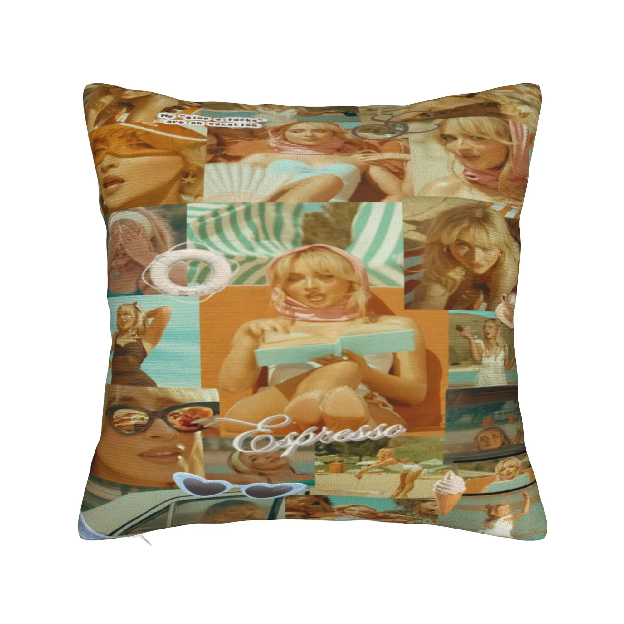 

Наволочки Sabrina Carpenter, наволочки с принтом, наволочки, украшения для дома, квадратные, несколько размеров