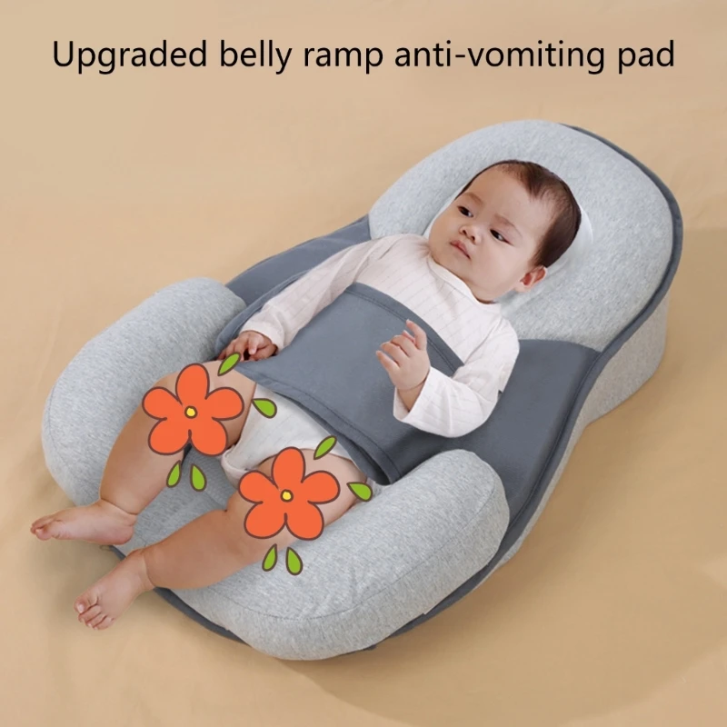 Almofada apoio ergonômico e eficaz para prevenção cuspir para bebê