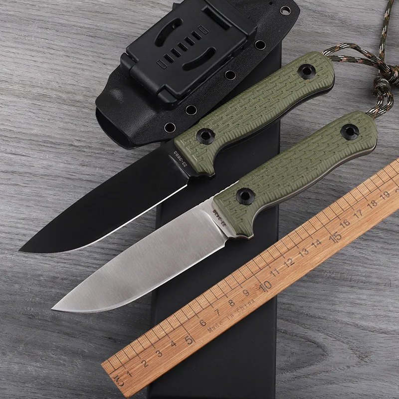 

Outdoor Jungle Fixed Knife D2 Steel Integrated Forming G10 Hand High Hardness Camping Survival Portable Tool