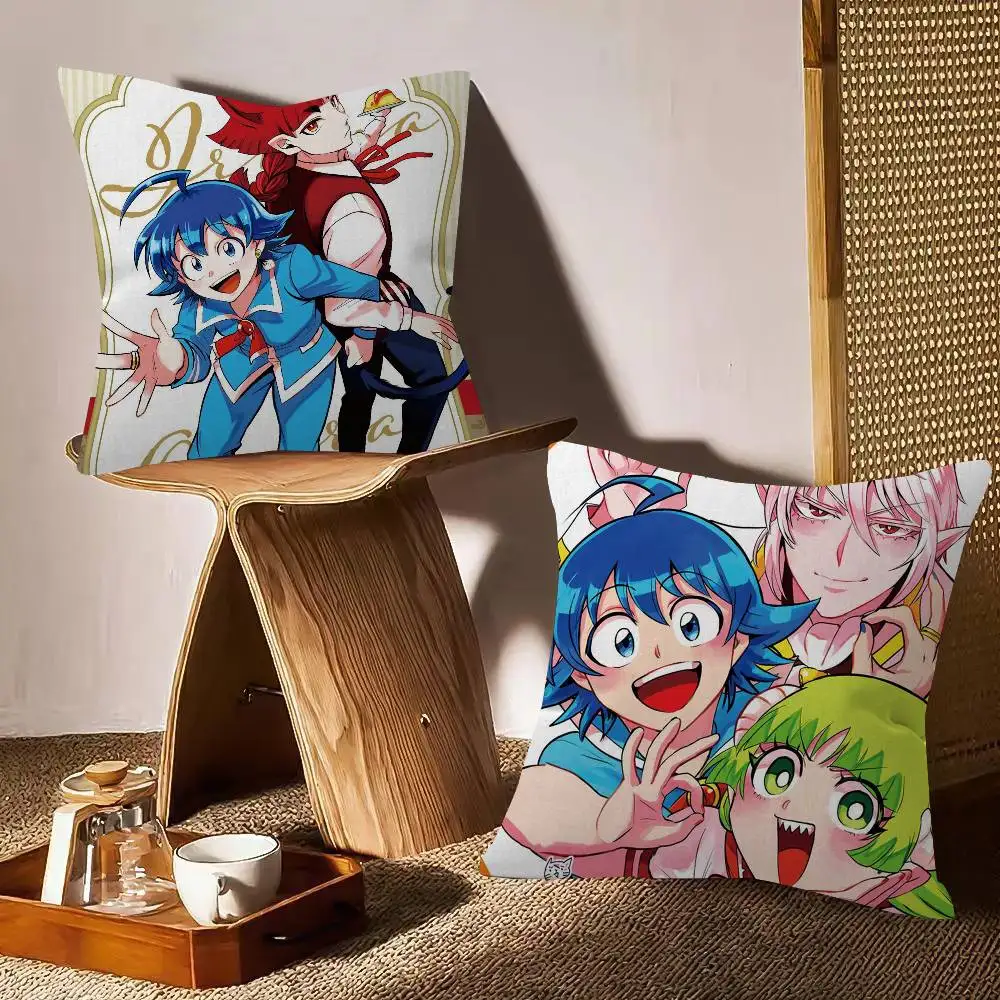 Anime Welcome To Demon School Iruma-kun  Pillow Gift Home Office Decoration Bedroom Sofa Car Cushion Cover case 45x45