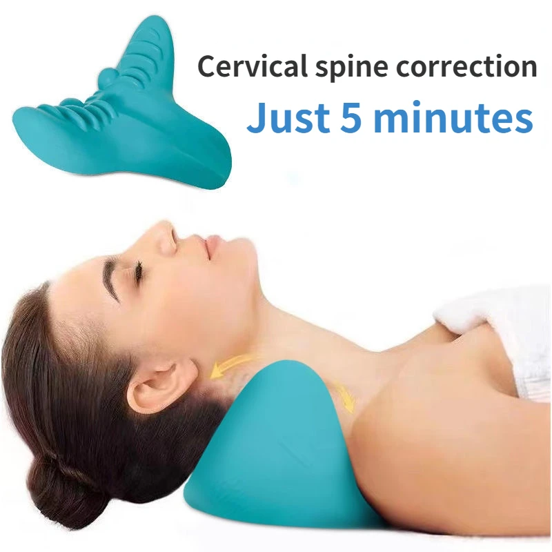 

Cervical Spine Massage Pillow Massager Cervical Spine Sleep Aid Pillow Spine Traction Device Shoulder Neck Correction Massage