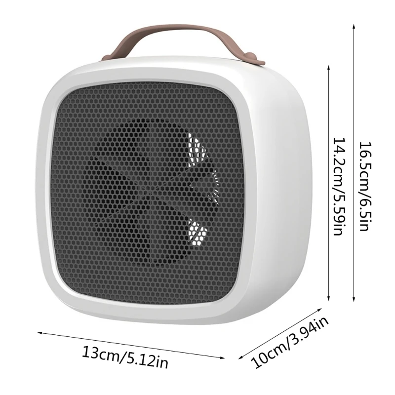 Electric Mini Fan 220V 500W Desktop Heating Stove Radiator Warmer Machine A0NC