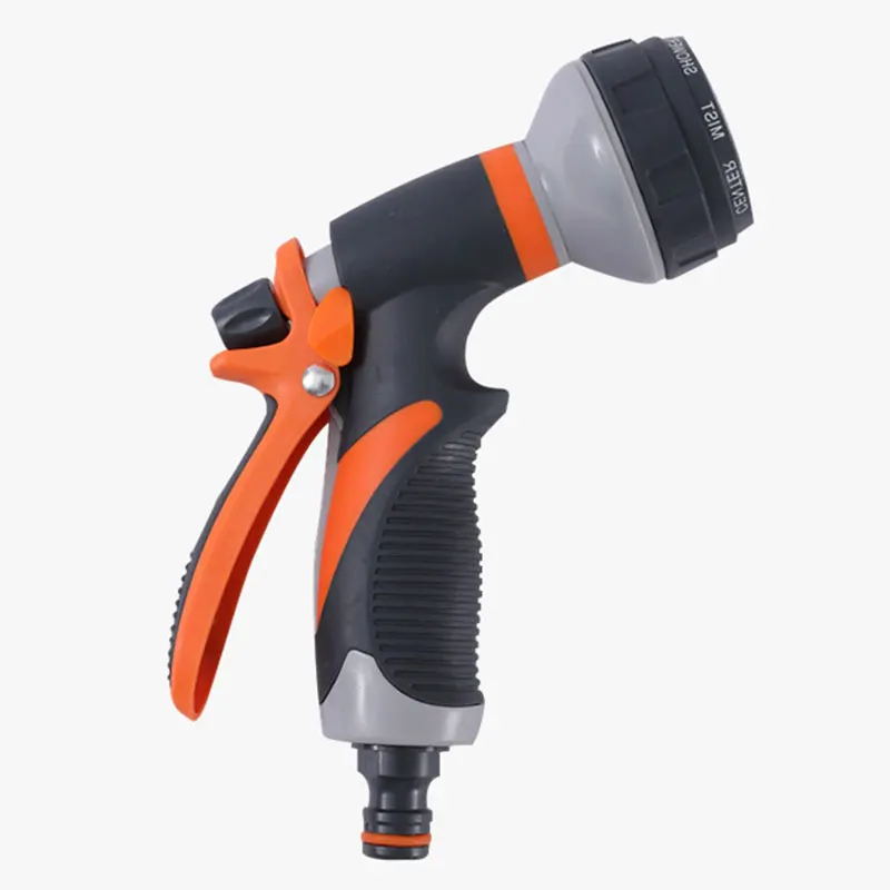 

Домашний восьмифункциональный садовый полив цветов, автомойка, водяной пистолет, функциональный пакет, резиновый регулируемый распылитель, мойка высокого давления