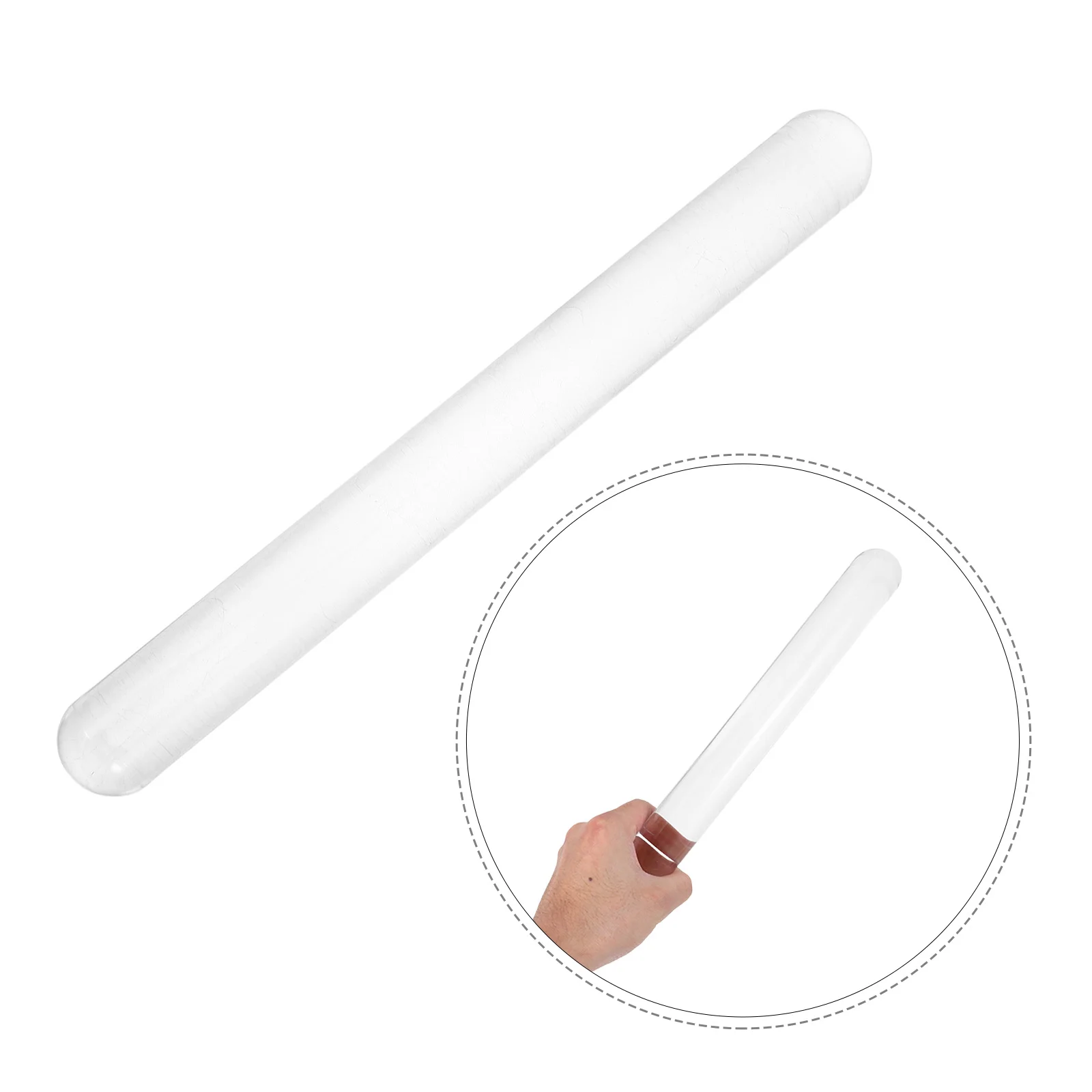 

Clear Acrylic Rolling Pin 20Cm Smooth Surface For Baking Crafting Diy Polymer Clay Shaping Tool Kitchen Bar Tools