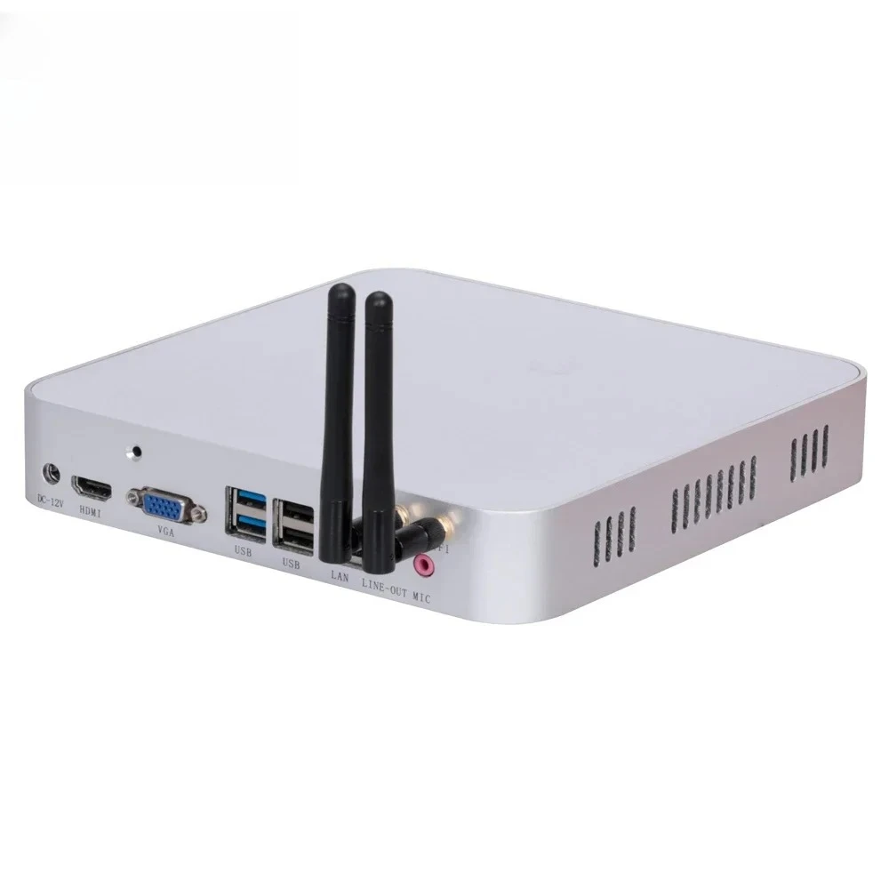 Hot Sale ELSKY 10th Gen I3 10110U Dual Core 2.1GHz Dual Lan Thin Client i3 i5 i7 Mini PC X86 Computer With 4K DP Display