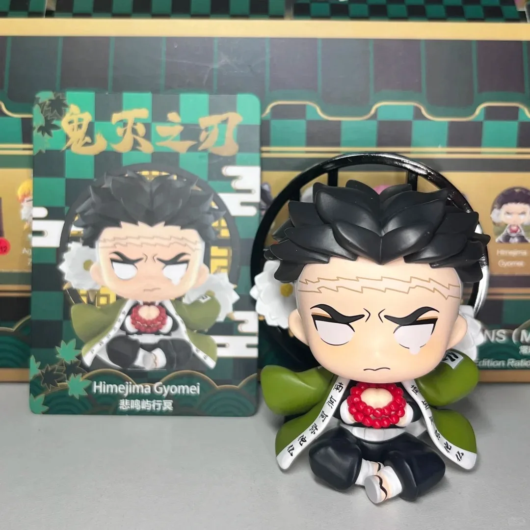 Demon Slayer Figur Spielzeug Anime Kimetsu no Yaiba Q-Version Sitzender Tanjiro Nidouzi Inosuke Zenitsu PVC-Figurine Modellpuppe Geschenke – Detail 7