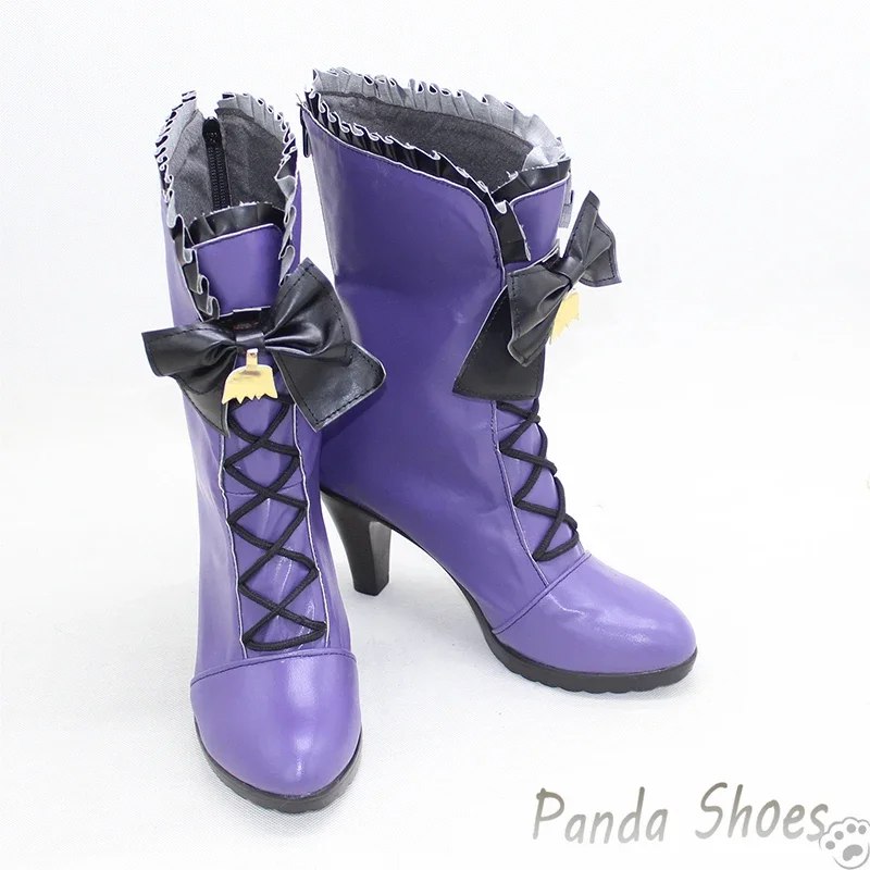 Game Rebellion Shiragiku Cosplay Shoes Anime Cos Comic Cosplay Costume Prop Shoes for Con Halloween Party