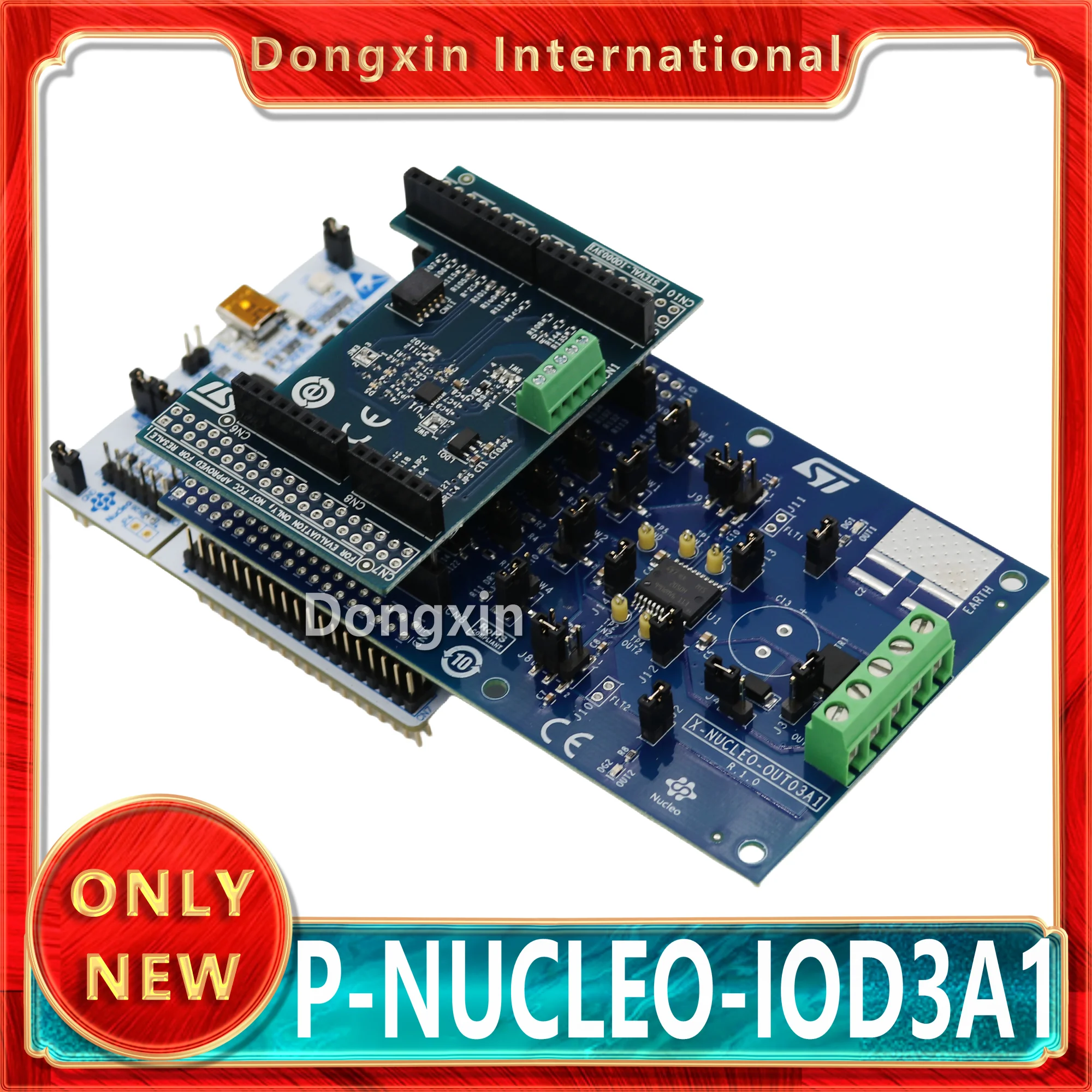 

P-NUCLEO-IOD3A1 STM32 Nucleo pack for IO-Link device applications based on L6362A transceiver, IPS2050H power switch and STM32L0