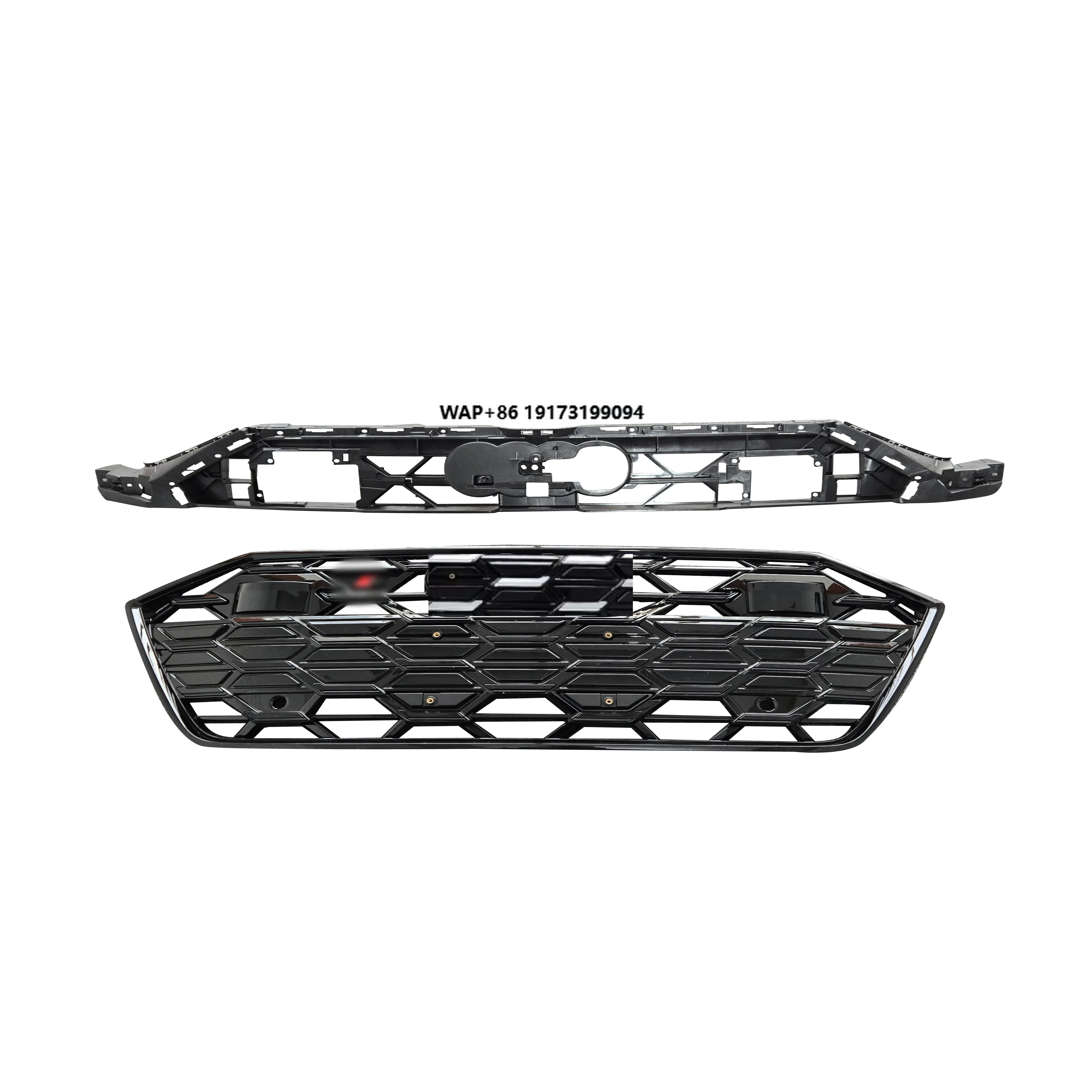 

2025 S7 Upgrade Front Bumper Grille Kit High Quality for 2018-2025 a-udi A7 Use Grille